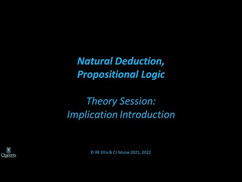 Logic07aimplicationintroduction