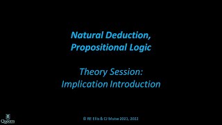 Logic07aImplicationIntroduction