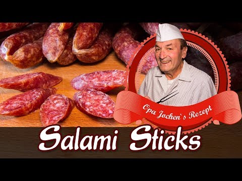 Salami Sticks selber machen - Salami reifen - Rohwurst reifen - Opa Jochen´s Rezept