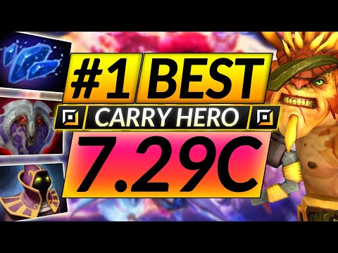 NEW LEGITIMATELY BROKEN CARRY in 7.29C - Bristleback is FREE MMR - Dota 2 Guide