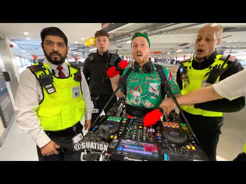 Aggressive Security Chase a DJ