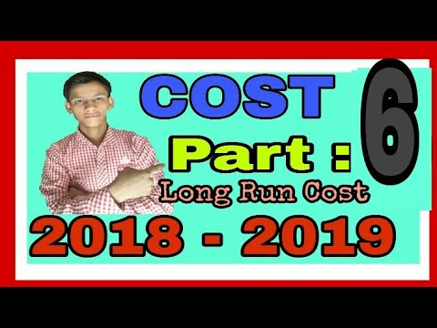 LONG RUN COST || LONG RUN TOTAL COST || LONG RUN  AVERAGE  COST| LONG RUN MARGINAL COST ||ADITYA SIR Video