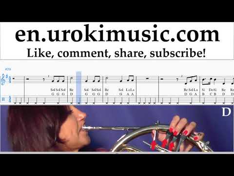 How to Play French Horn Maroon 5 - Girls Like You ft. Cardi B Tabs um-i352