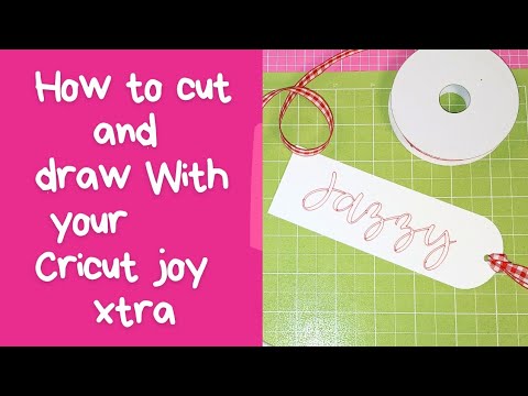 How to cut and draw With your Cricut Joy xtra