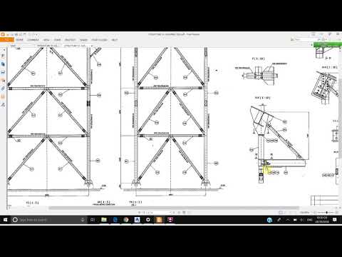 ADVANCE STEEL 2019 TUTORIAL/40/GUSSET PLATE AT ONE DIAGONAL