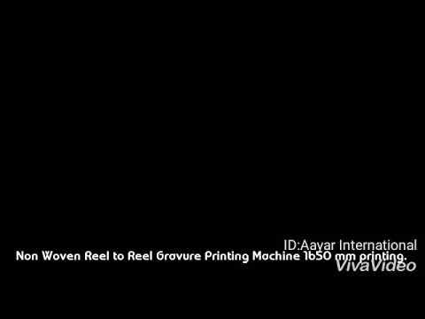 Non Woven Rotogravure Printing Machine
