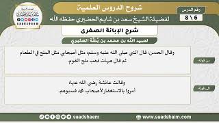 شرح الإبانة الصغرى (6) الشرح الأول - الشيخ سعد بن شايم الحضيري image