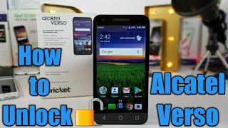 How to Unlock Alcatel Verso for all Carriers