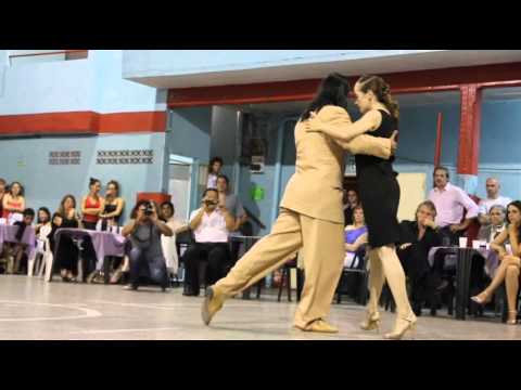 Nany Peralta  and  Rebecca O'Laoire  are  dancing  to  the  tango  "  Este Es Tu Tango  "