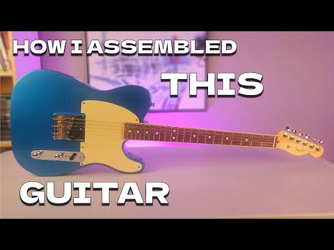 Building a Custom Fender Esquire Parstcaster! From Start to Finish