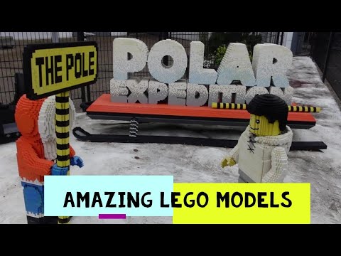 Polar Expedition - Lego x-plorer Polar Bears and REAL Penguines  - Legoland Billund Denmark