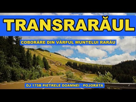 TransRARAU Bucovina traseu Pietrele Doamnei - Pojorata DJ175B Suceava Romania imagini video superbe
