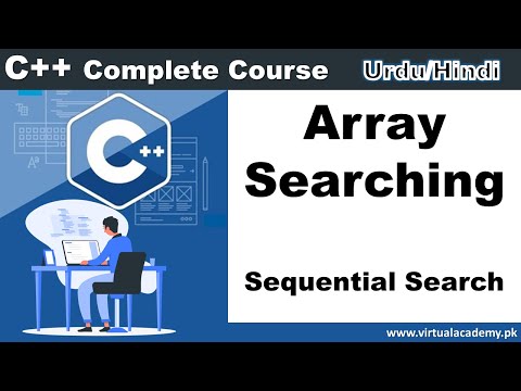 Searching In arrays | Sequential Search in C | Urdu Hindi