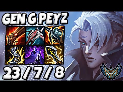 Aphelios vs Jinx ADC [ Gen G Peyz ] Korea Challenger Patch 14.7 ✅