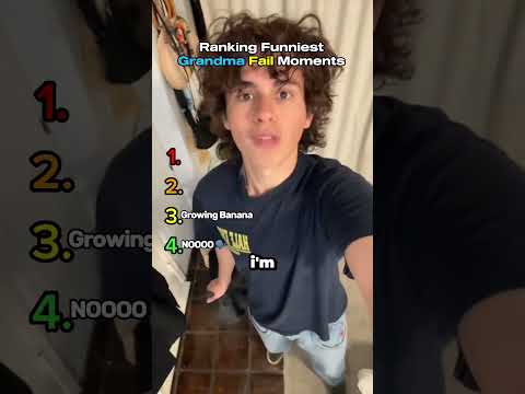 Funniest Grandma Fail Moments Ranked #shorts #funny #ranking