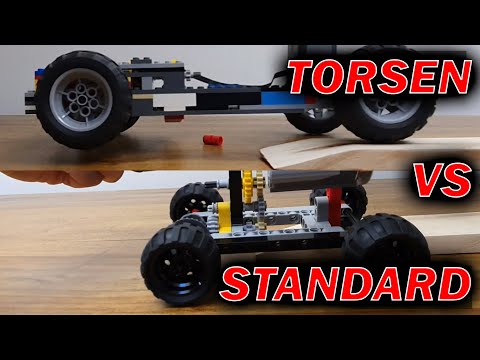 Torsen vs standard differential from LEGO - explained