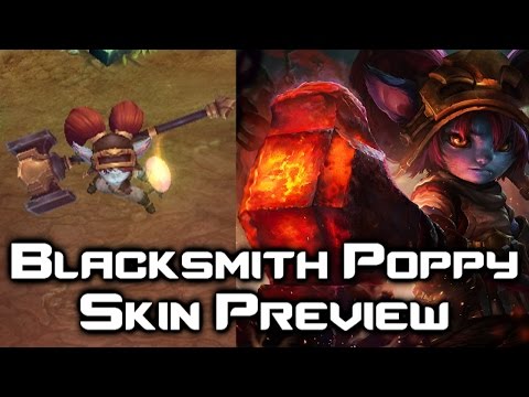 Blacksmith Poppy Skin Preview - League of Legends
