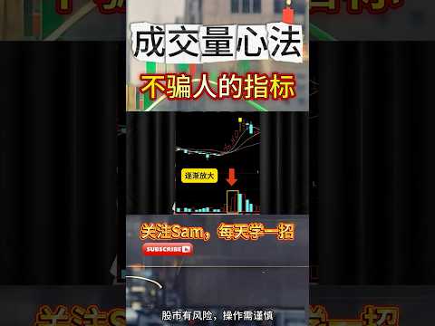 【炒股必学】不骗人的指标，成交量6大心法 #港股 #港股投资 #股票 #股票分析