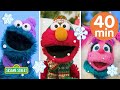 New Winter Holiday Songs With Elmo And Friends ️ ️ 40 Min Sesame Street Compilation