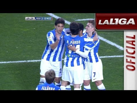 Gol de Vela (2-0) en el Real Sociedad - RCD Mallorca - HD