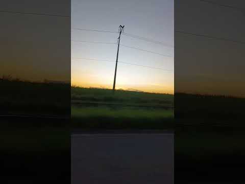 Pôr do sol na estrada em Goianinha RN | Dirigindo rumo ao fim do dia