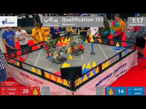 2018 VRC Res Q151 - 71303A 3553C vs 98177B 4004X - 80 to 105