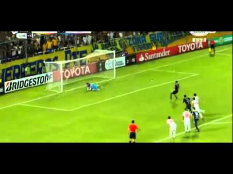 Gol de Marcelo Larrondo - Rosario Central 1 Vs 1 Nacional - Copa Libertadores 2016
