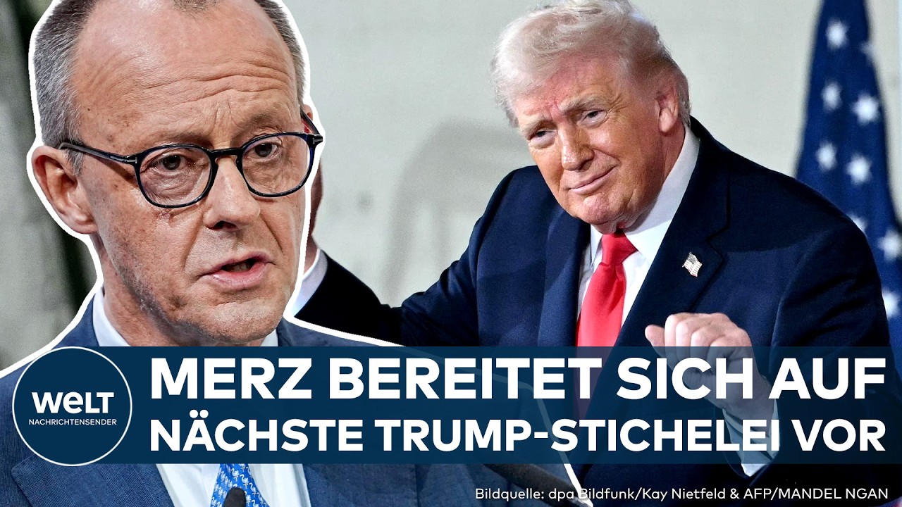 USA: Kanzler Merz lässt giftige Druckmittelliste anfertigen! Damit will er Trump Paroli bieten