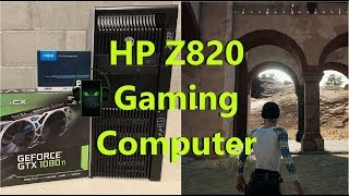 Video thumbnail for HP Z820 Gaming Computer + FPS Testing + Some Benchmarks by GreenPCGamers.com