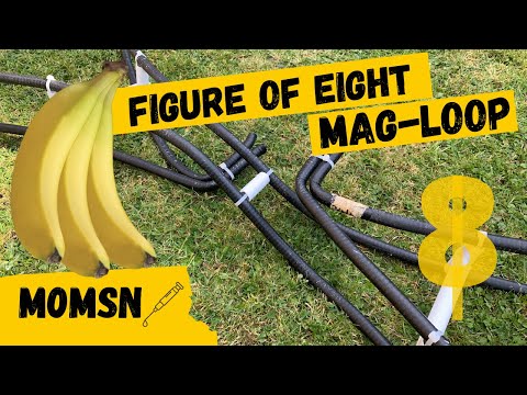 HAM RADIO: The Figure of 8 Magnetic Loop: MAGLOOP: Coax loop Part 1