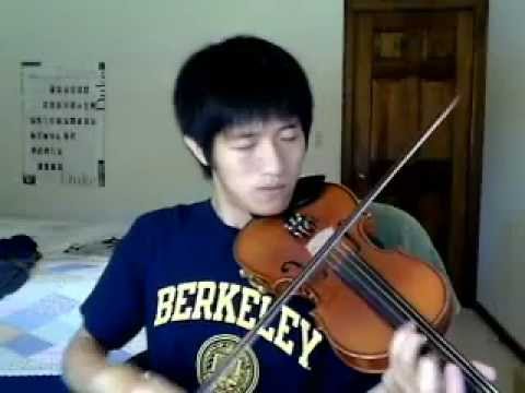 Toyama Nao (Nakagawa Kanon) - Happy Crescent: Violin Cover (by ear)