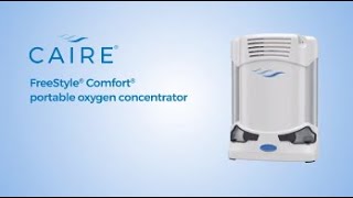 Product video: CAIRE FreeStyle Comfort&reg; Portable Oxygen Concentrator