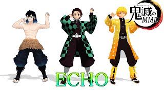 【MMDダンス】かまぼこ隊で「ECHO」