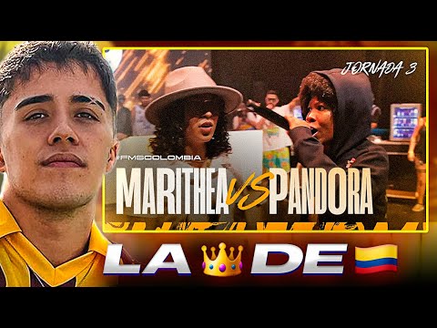GAZIR reacciona a MARITHEA vs PANDORA en FMS COLOMBIA 🇨🇴