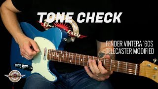 Video thumbnail for TONE CHECK: Fender Vintera 60s Telecaster Modified Guitar Demo | No Talking by Cream City Music