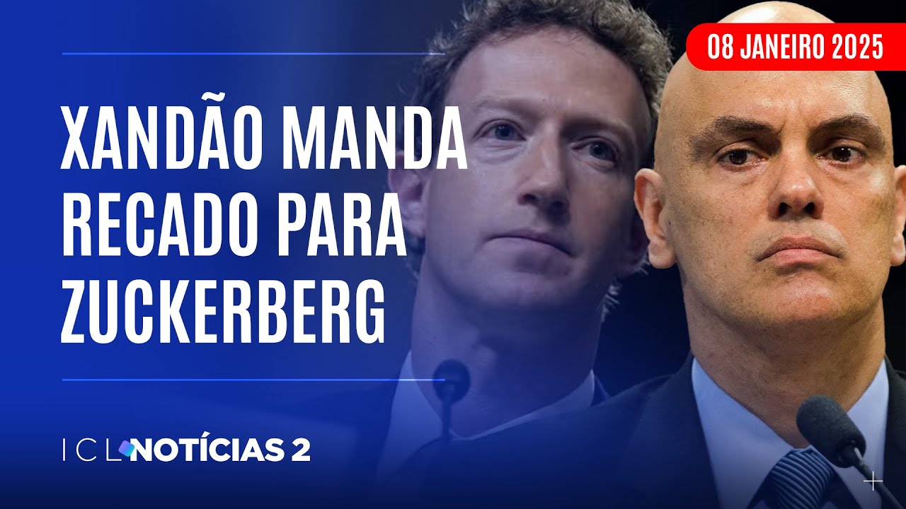 ICL NOTÍCIAS 2 - 08/01/25 - MINISTRO DO STF DIZ QUE REDES SÓ OPERARÃO NO BRASIL SE SEGUIREM A LEI