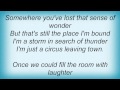Travis Tritt - Circus Leaving Town Lyrics