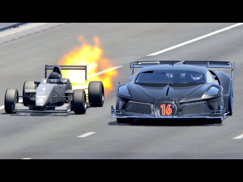 Bugatti Black Devil VGT vs Formula Jet Engine - Nardo Speed Ring