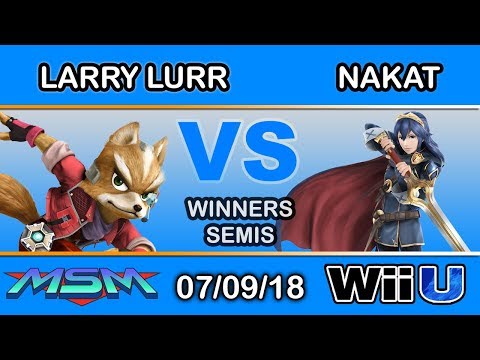 MSM 154 - Larry Lurr (Fox) vs NAKAT (Lucina) Winners Semis - Smash 4