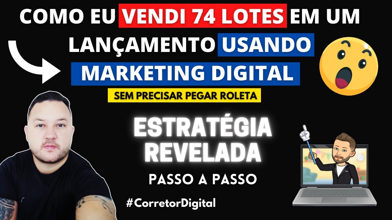 Como eu vendi 74 lotes em um Lançamento | Corretor de Imóveis | Panfleto e Roleta Nunca Mais