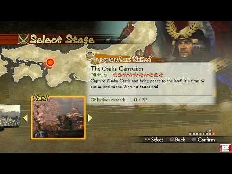 Samurai Warriors 4 Campaign Walkthrough (PS4) Legend of a Land United Part 8 - Osaka Campaign(Final)