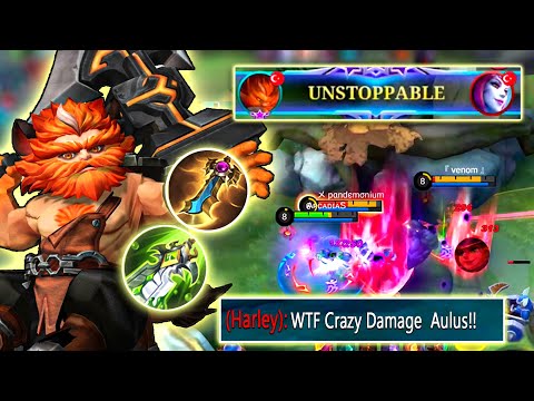MAGES CAN'T STOP AULUS!!🔥100% EASILY COUNTER MAGES | TOP GLOBAL AULUS MOBILE LEGENDS