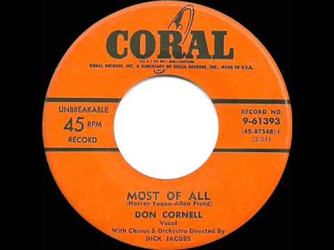 1955 HITS ARCHIVE: Most Of All - Don Cornell