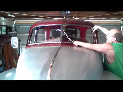 Installing Windshield on my Advance Design Chevy Pickup