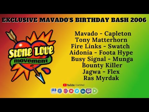 Stone Love Sound System ft Mavado's Birthday Bash: Capleton, Bounty Killer, Aidonia, Foota Hype LIVE