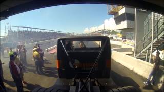 preview picture of video 'GUARAGUAO RACING TRUCK AT SALINAS SPEEDWAY 24/11/13 14.00SEC WHIT BLOW ENGINE'