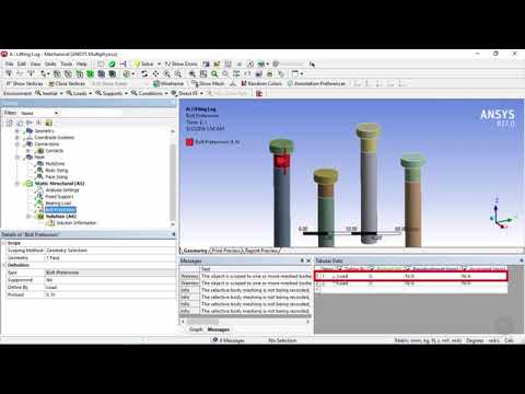 Introduction to ANSYS | Boundary Conditions, Loads, and Solving the Model | Ep 3.4