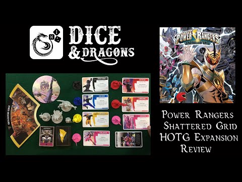 Dice and Dragons - Power Rangers Shattered Grid Review