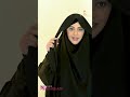 BLACK TWO PIECES JILBAB SET STYLE 2 UMRAH PRAYER OUTFIT TUTORIAL HIJABEAZE BY UROOJ