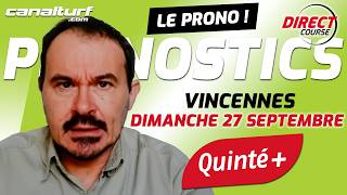 emission video des courses turf pmu du Dimanche 27 septembre 2026